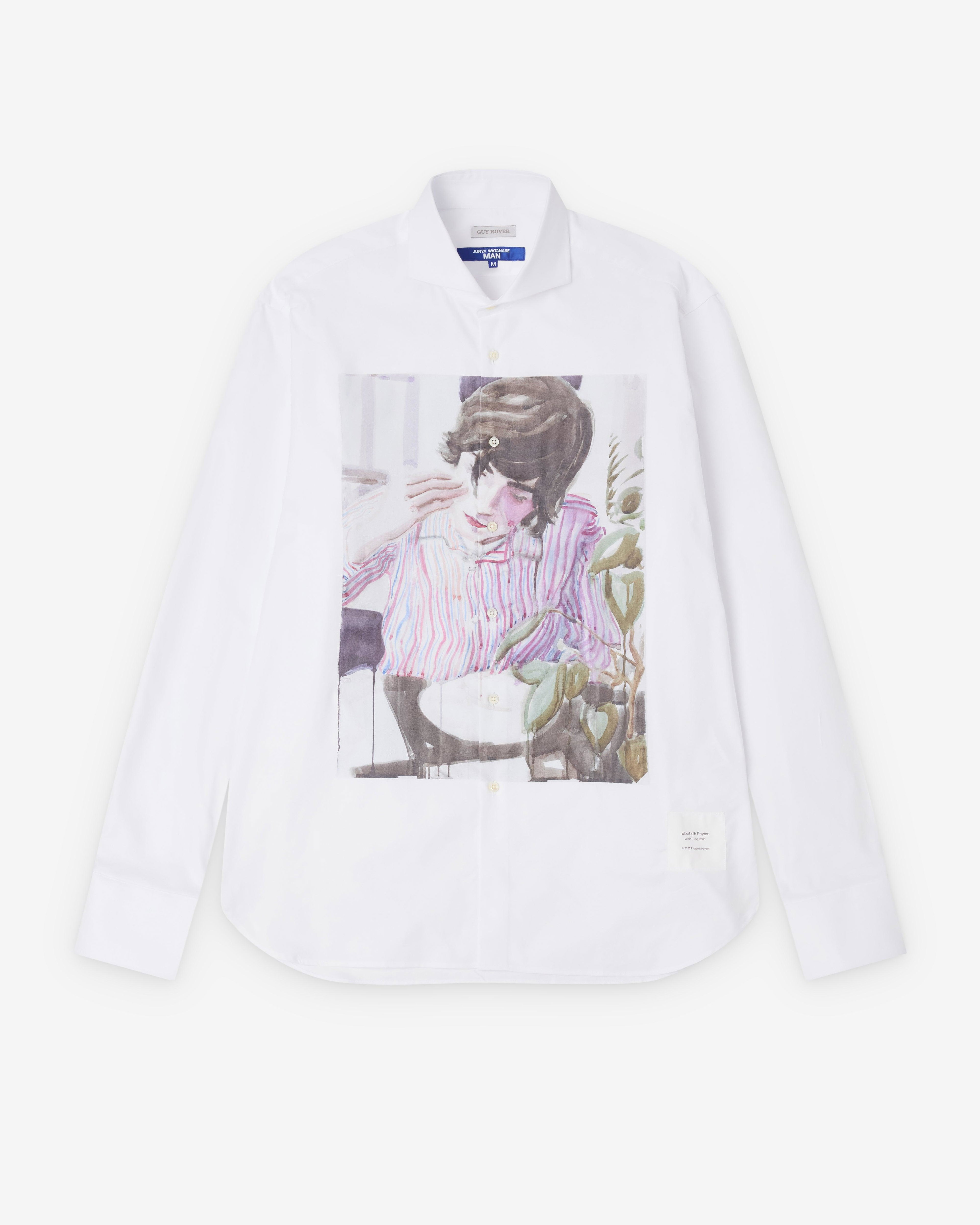Junya Watanabe Man  - Men's Guy Rover "Peyton" Long Sleeve Shirt - (White) by JUNYA WATANABE
