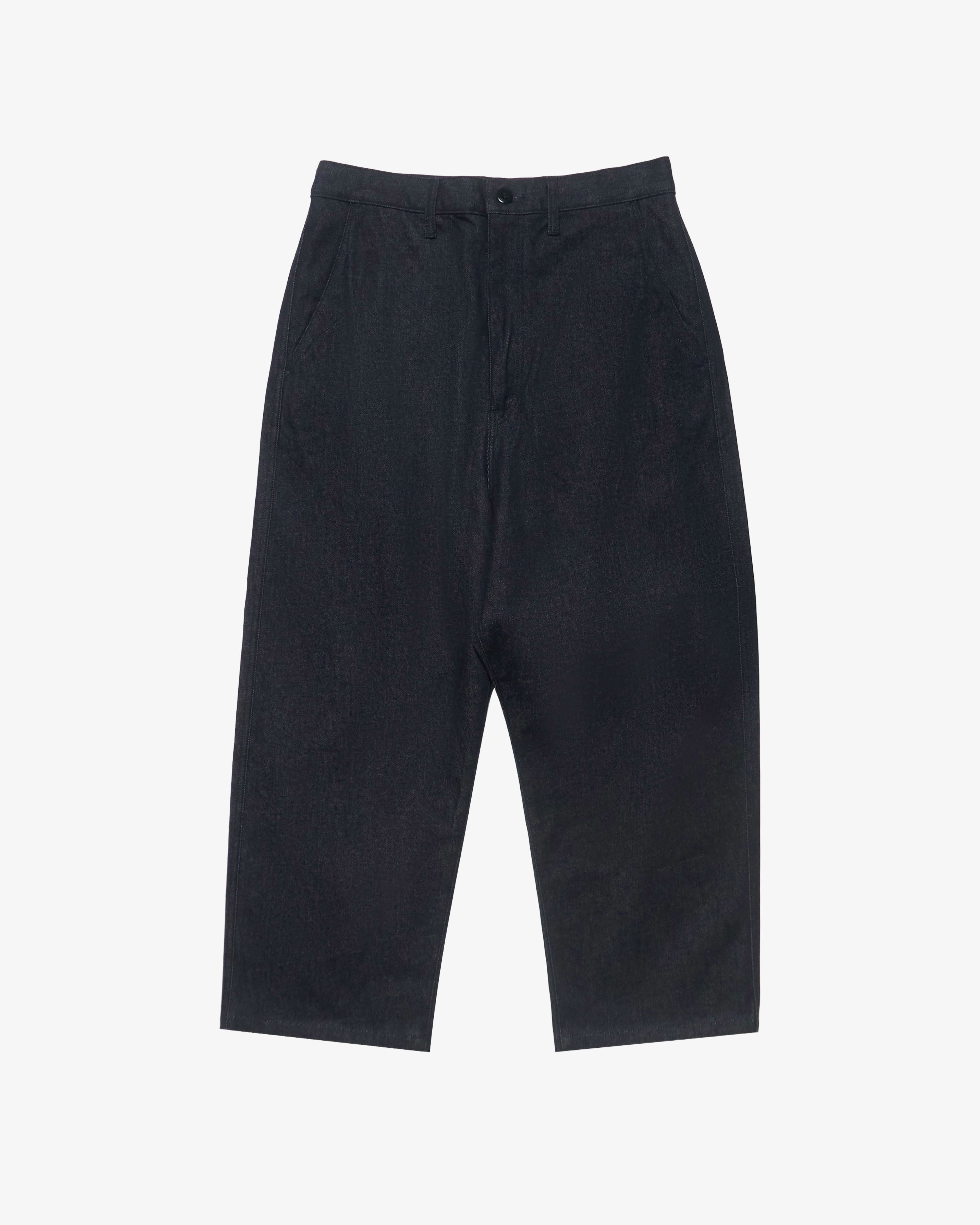 Junya Watanabe Man  - Men's Leather Patch Jeans - (Indigo) by JUNYA WATANABE