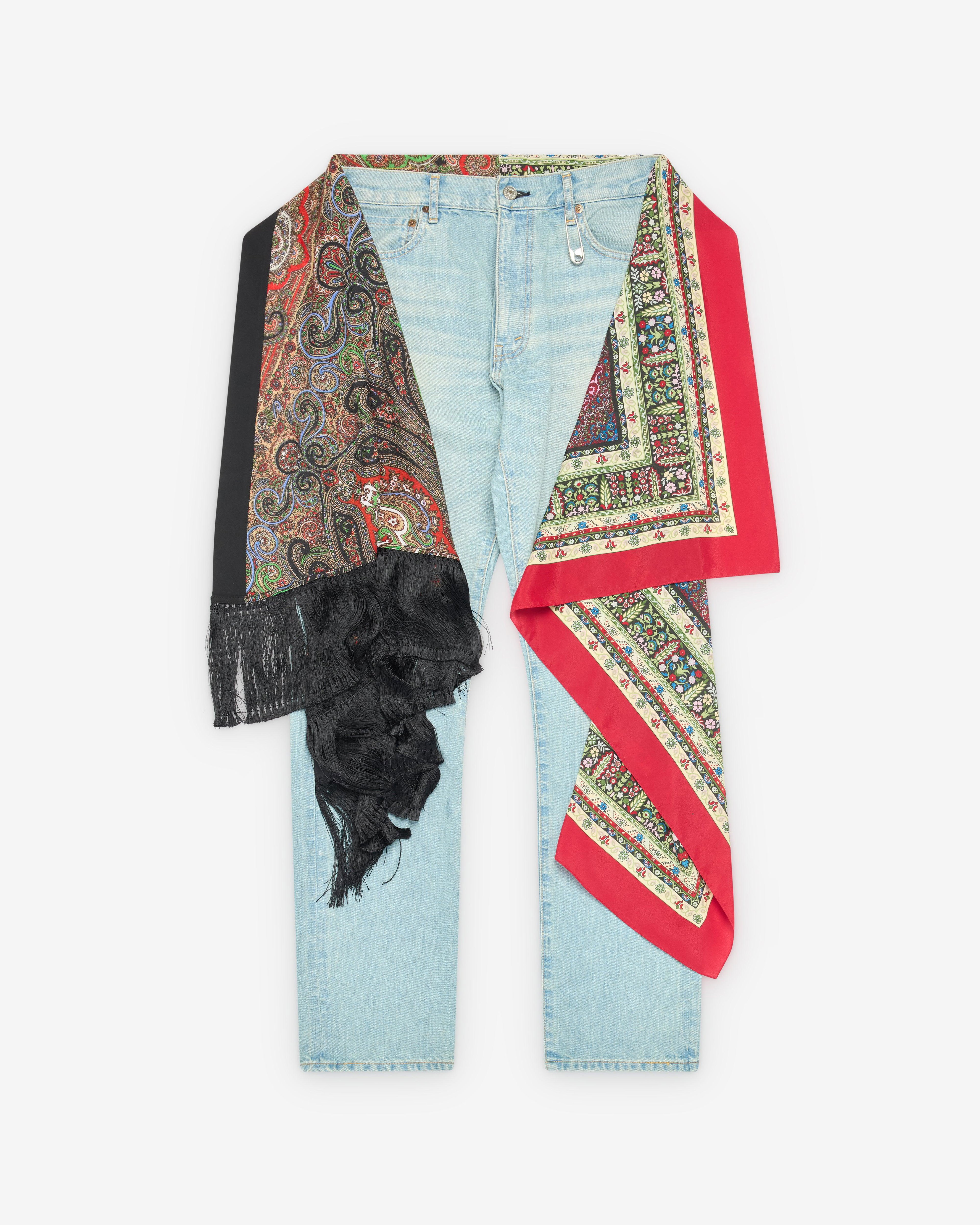 Junya Watanabe Man - Men's Levi's Bandana Jeans - (Light Wash) by JUNYA WATANABE