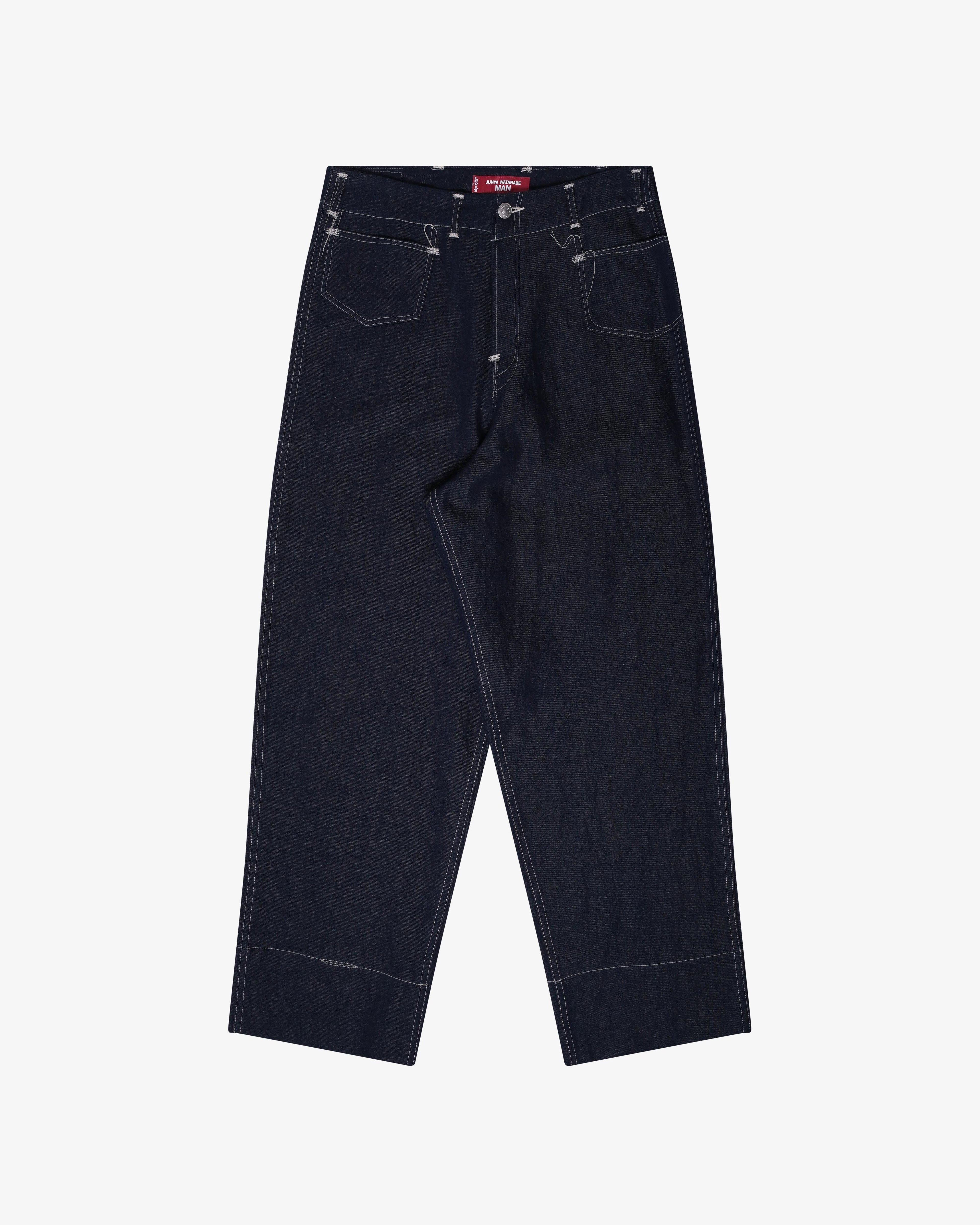 Junya Watanabe Man - Men's Levi's Linen Denim Trousers - (Indigo) by JUNYA WATANABE