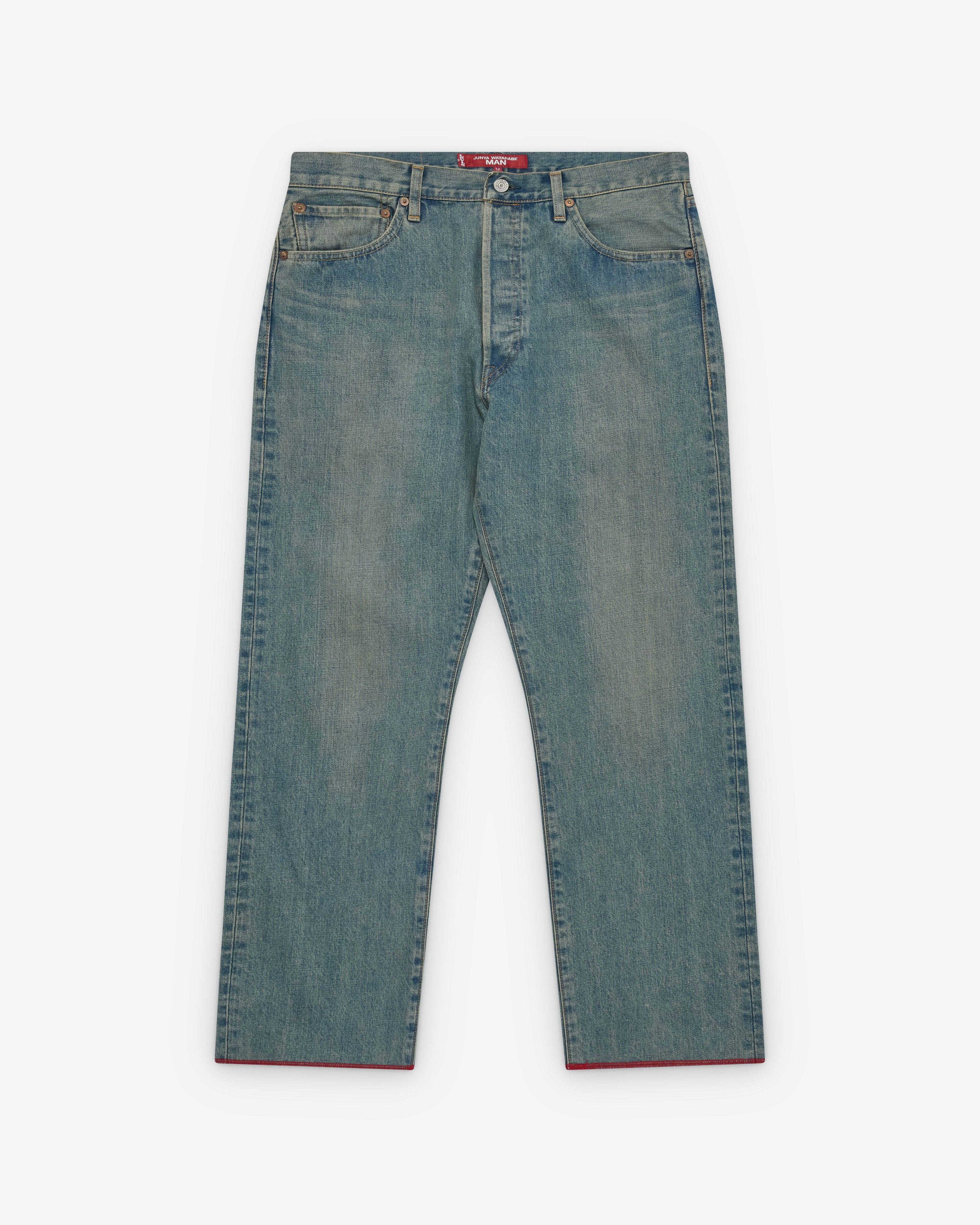 Junya Watanabe Man - Men's Levi's Red Stitch Jeans - (Washed Indigo) by JUNYA WATANABE