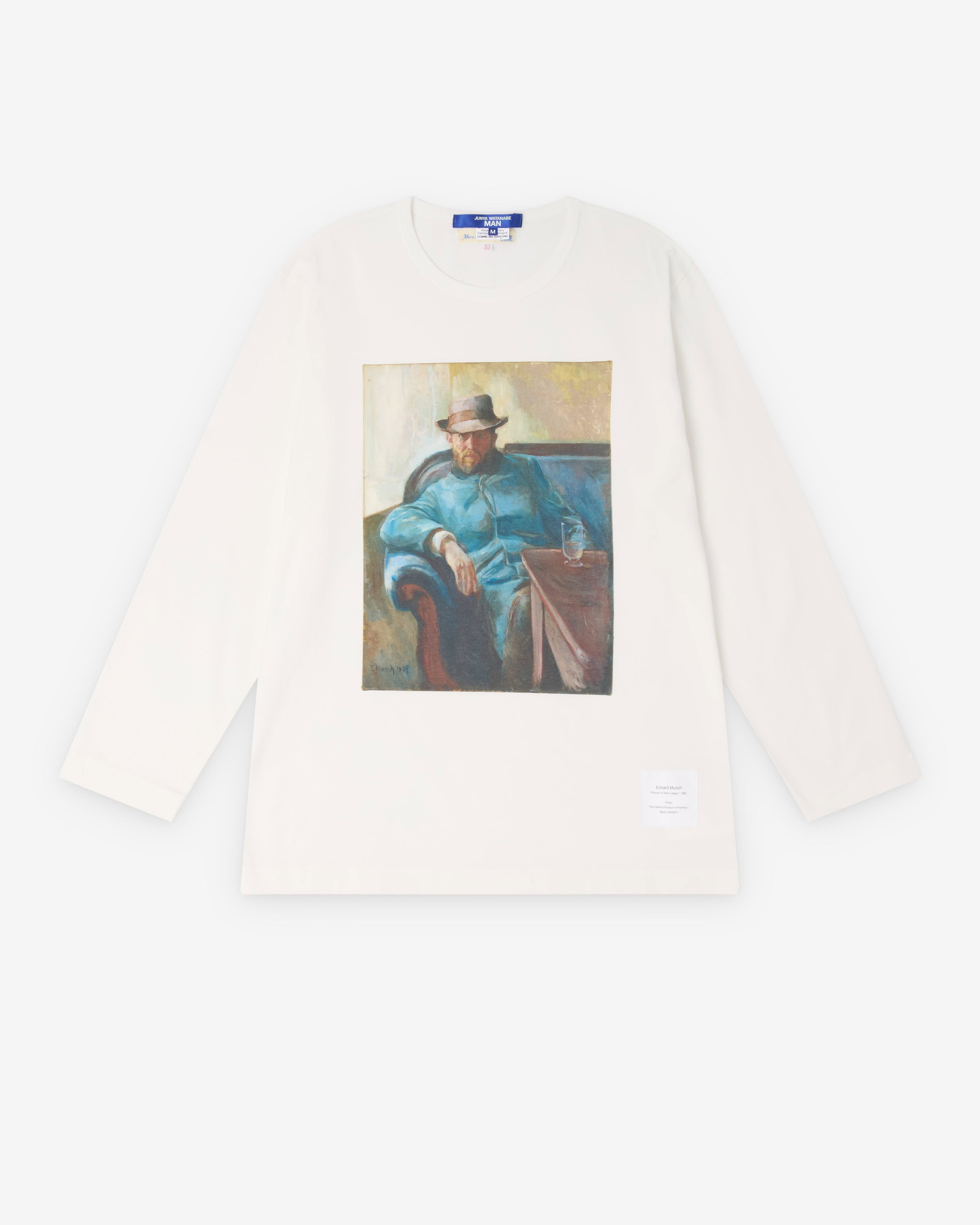 Junya Watanabe Man - Men's Merz B. Schwanen Edvard Munch T-Shirt - (Off White) by JUNYA WATANABE
