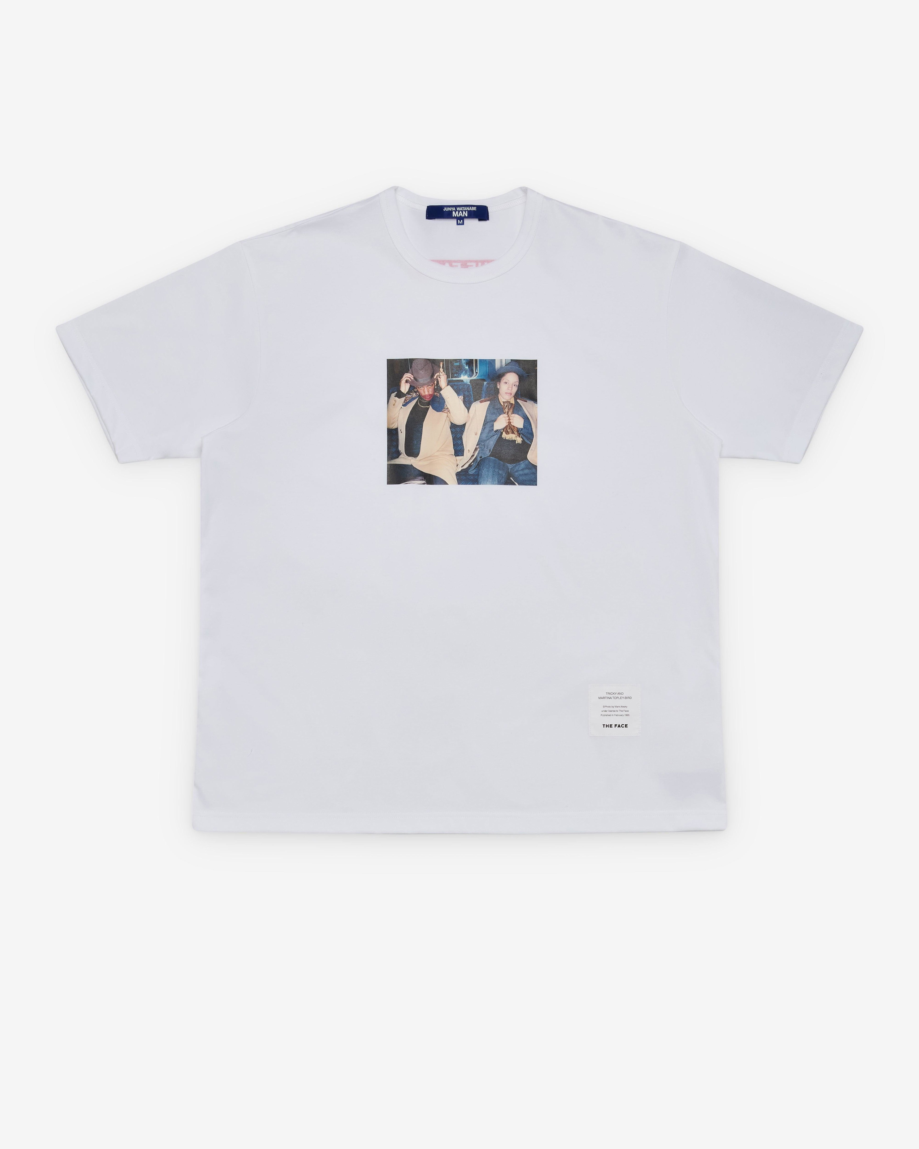 Junya Watanabe Man - Men's The Face Tricky And Martina T-Shirt - (White) by JUNYA WATANABE