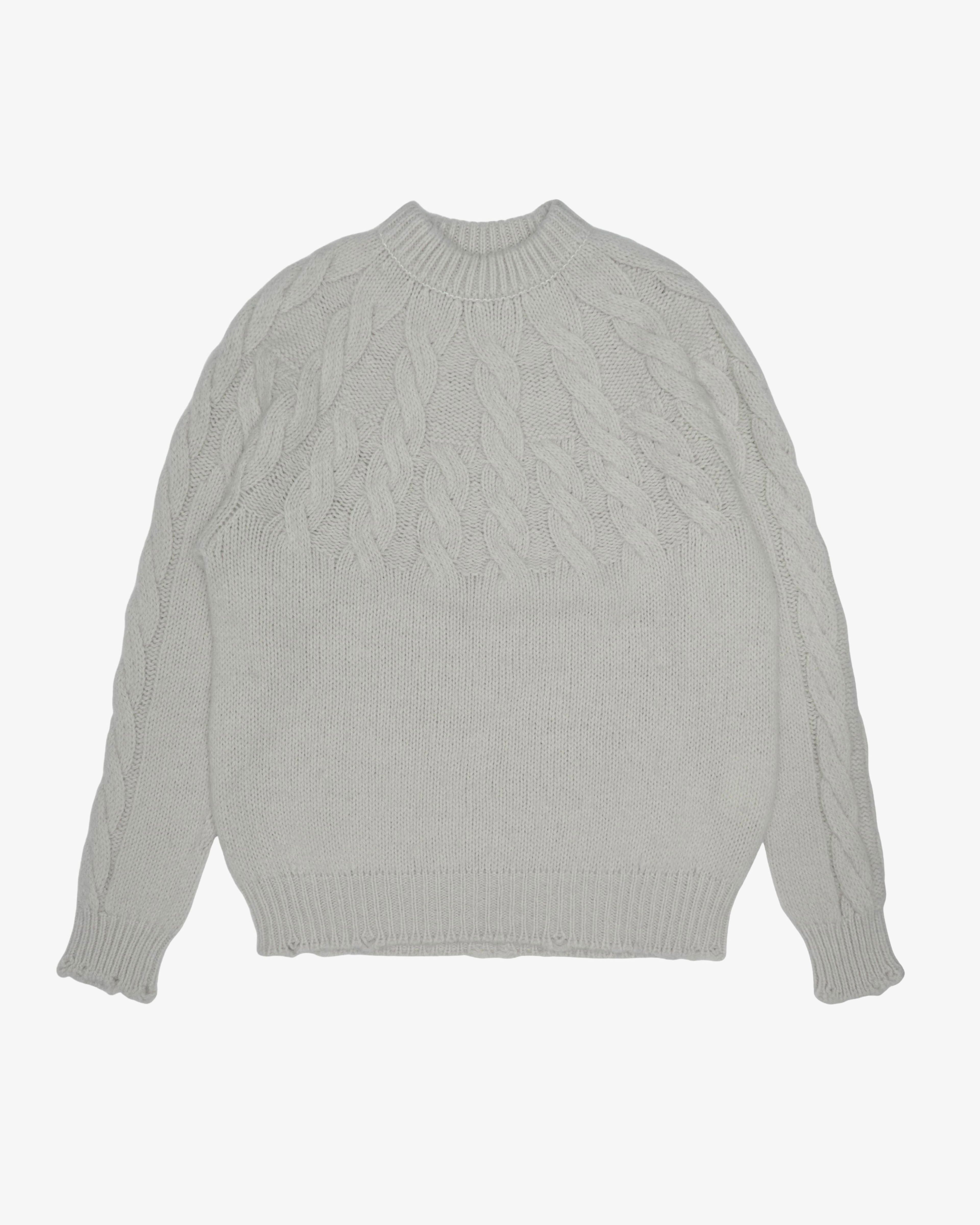 Junya Watanabe Man  - Men's Wool Sweater - (Natural) by JUNYA WATANABE