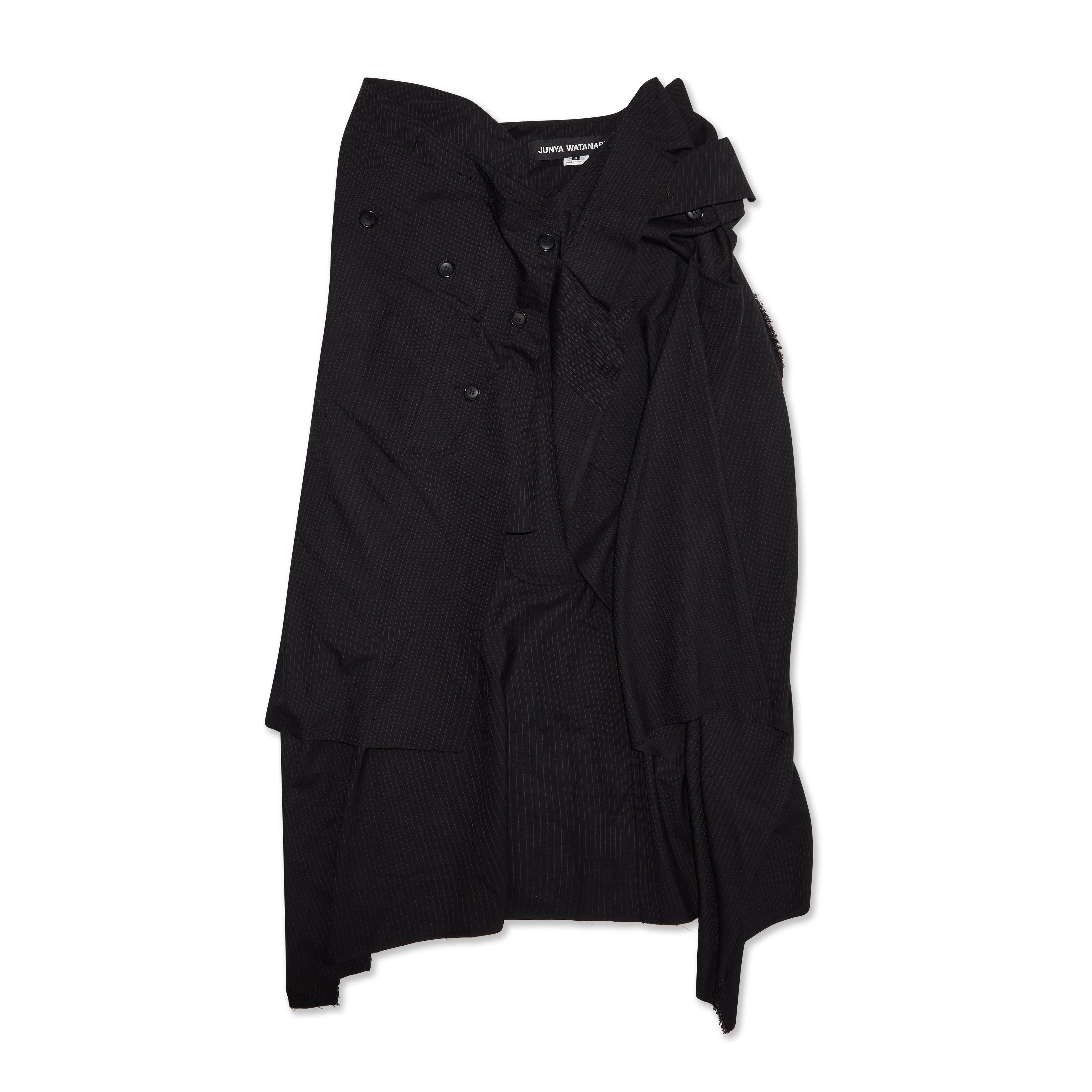 Junya Watanabe - Stripe Vest - (Black/Grey) by JUNYA WATANABE