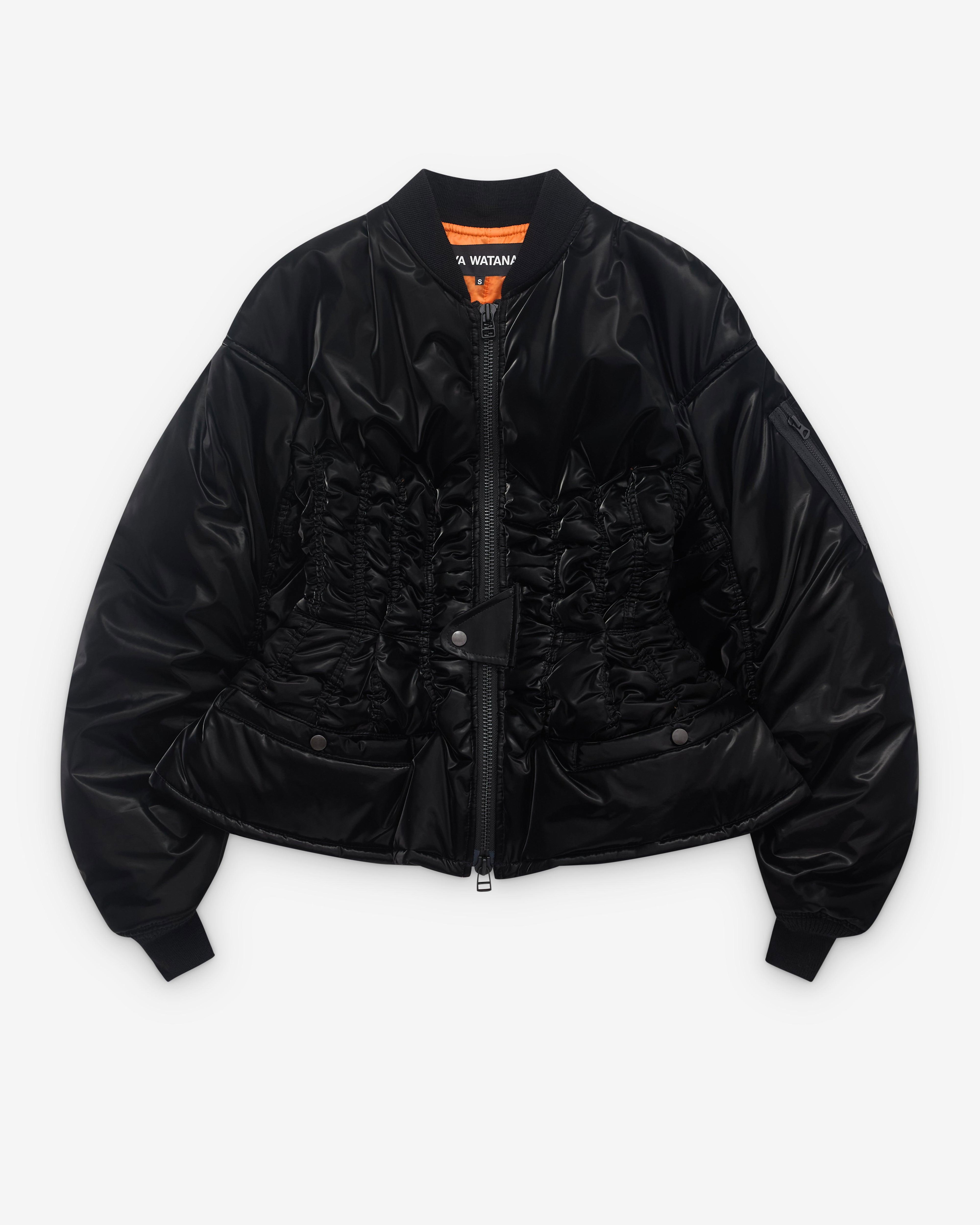 Junya Watanabe - Women’s Corseted Bomber Jacket - (Black) by JUNYA WATANABE