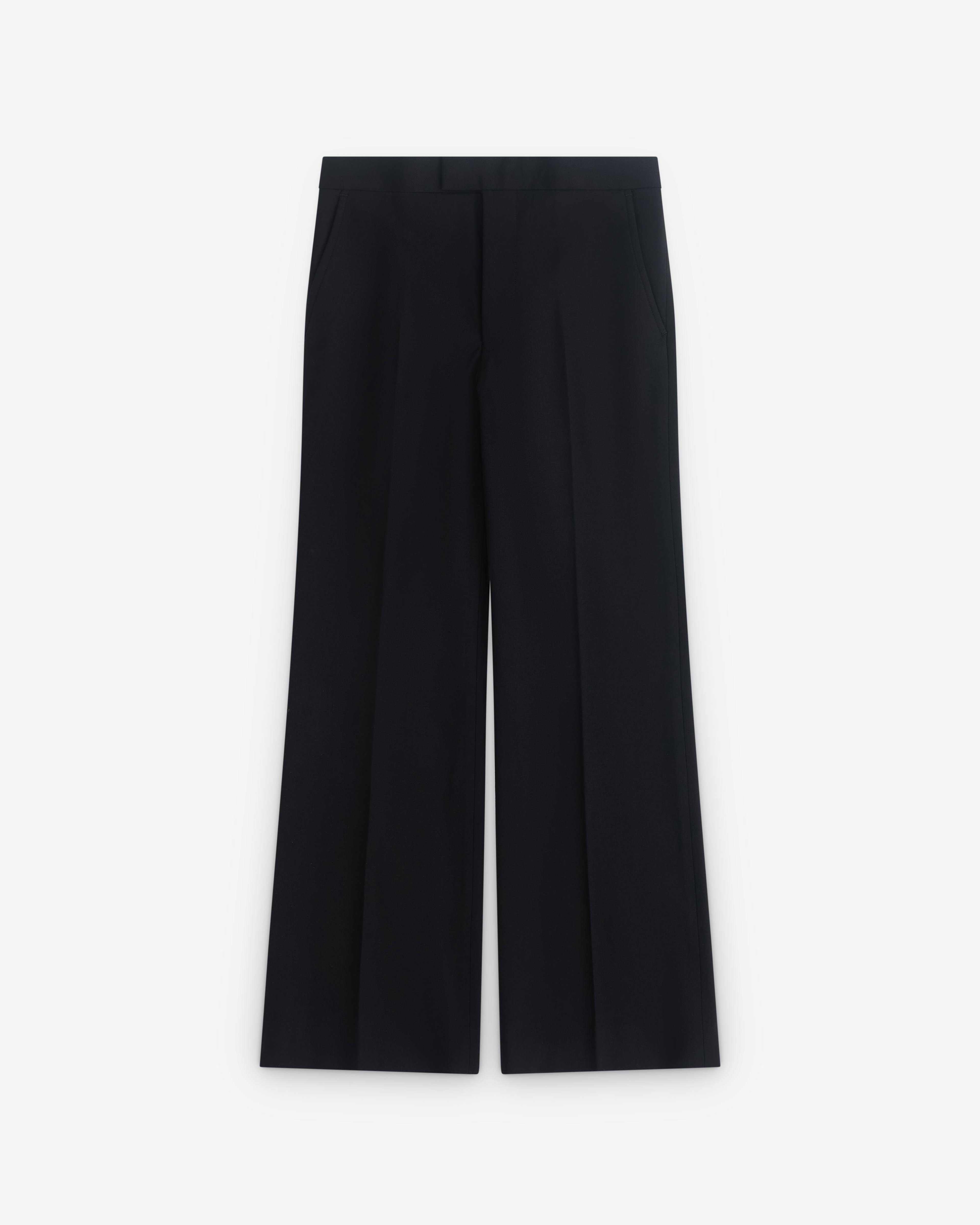 Junya Watanabe - Women’s Cropped Straight Leg Trousers - (Black) by JUNYA WATANABE