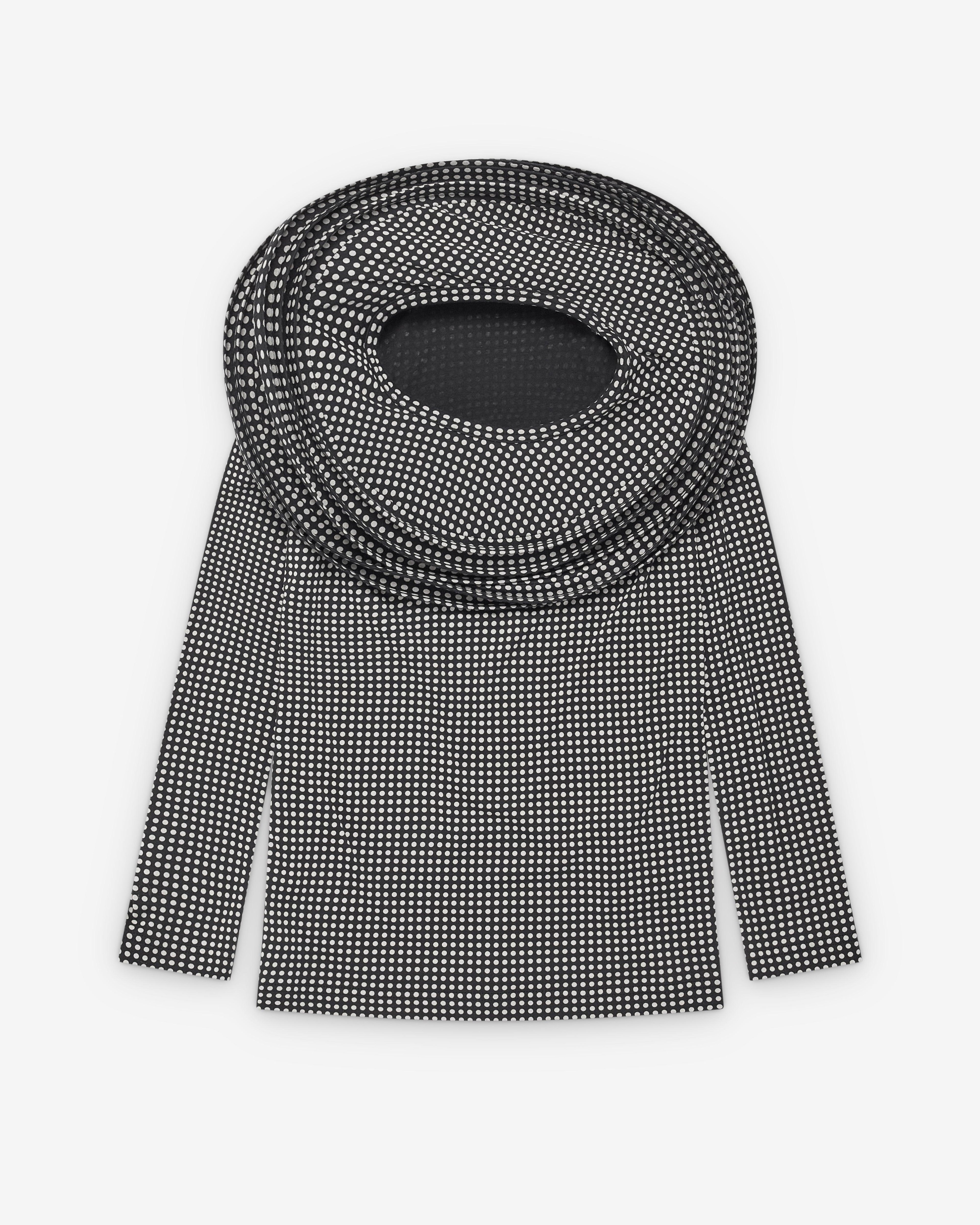 Junya Watanabe - Women's Disc Long Sleeve Top - (Black/White) by JUNYA WATANABE