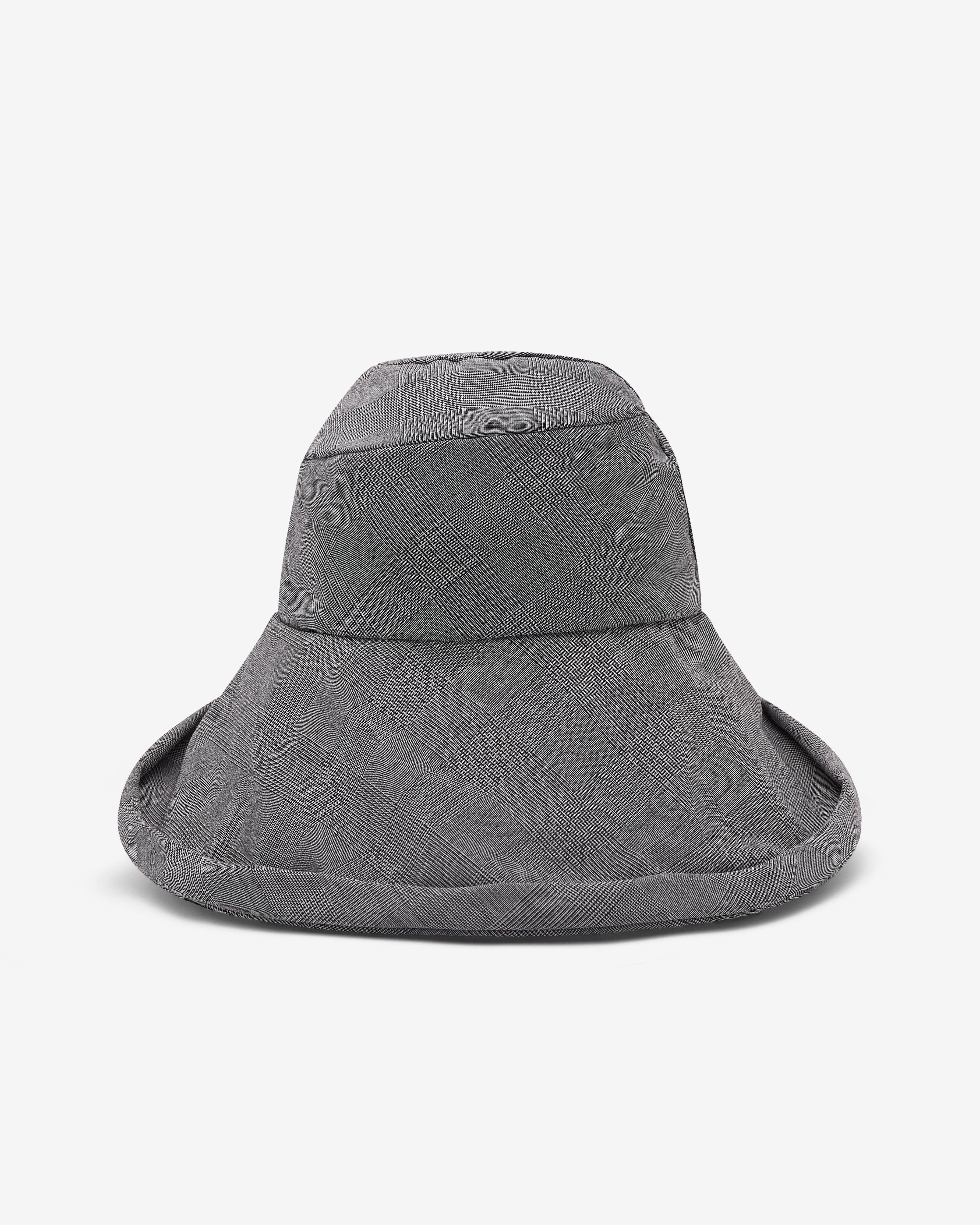 Junya Watanabe - Women's Hat - (Black/White) by JUNYA WATANABE