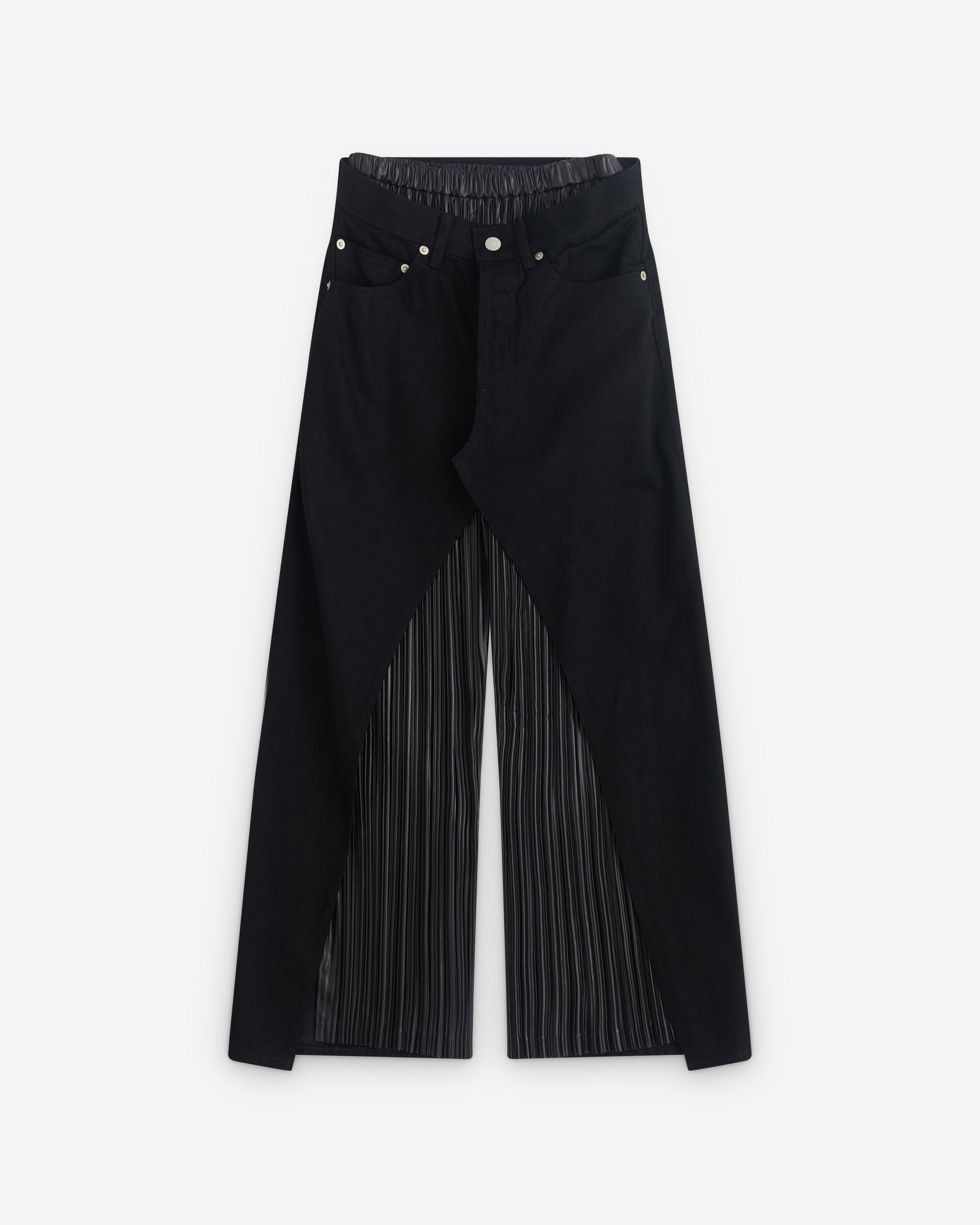 Junya Watanabe - Women’s Levi's Pleated Trousers - (Black) by JUNYA WATANABE