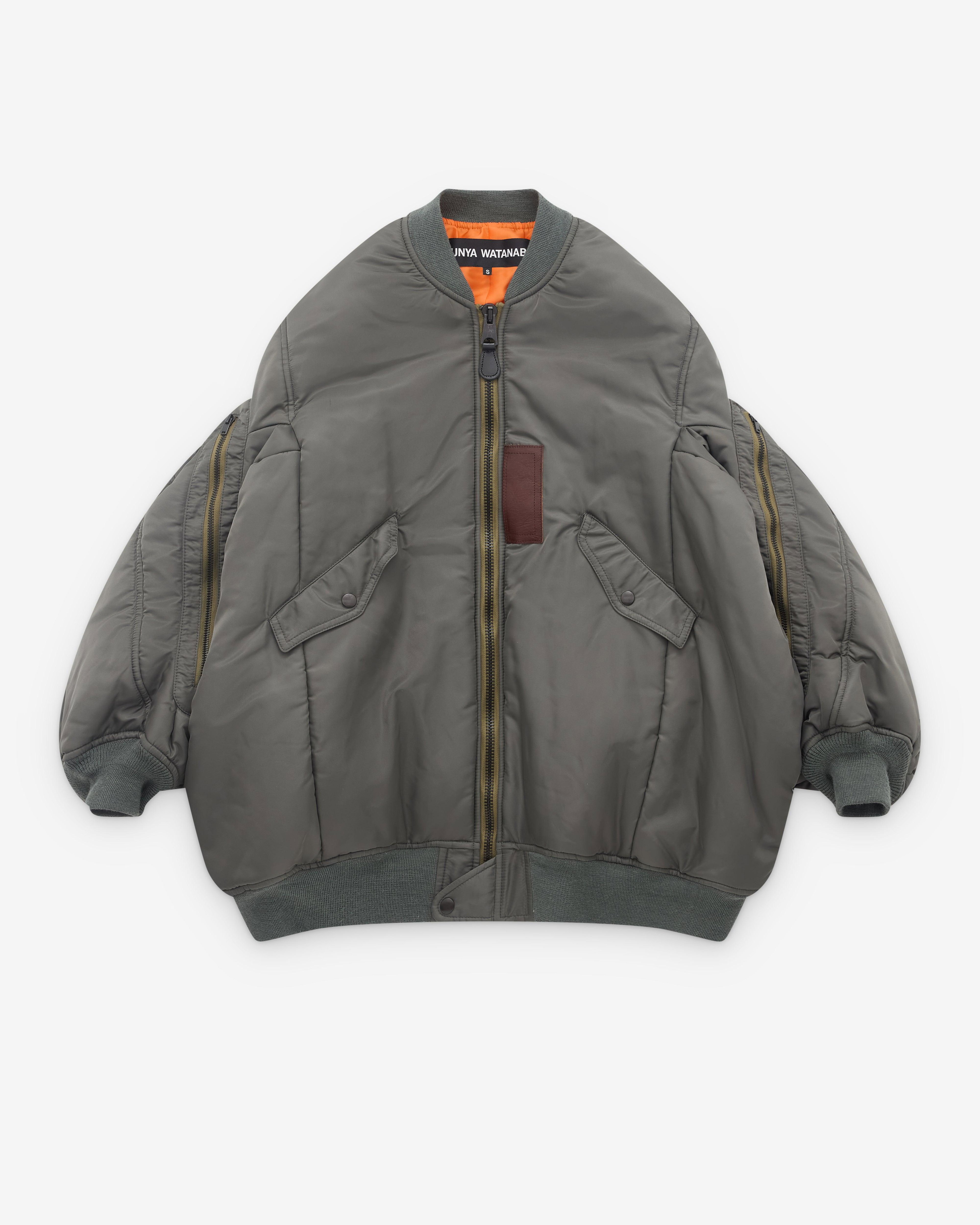 Junya Watanabe - Women’s Oversized Bomber Jacket - (Khaki) by JUNYA WATANABE
