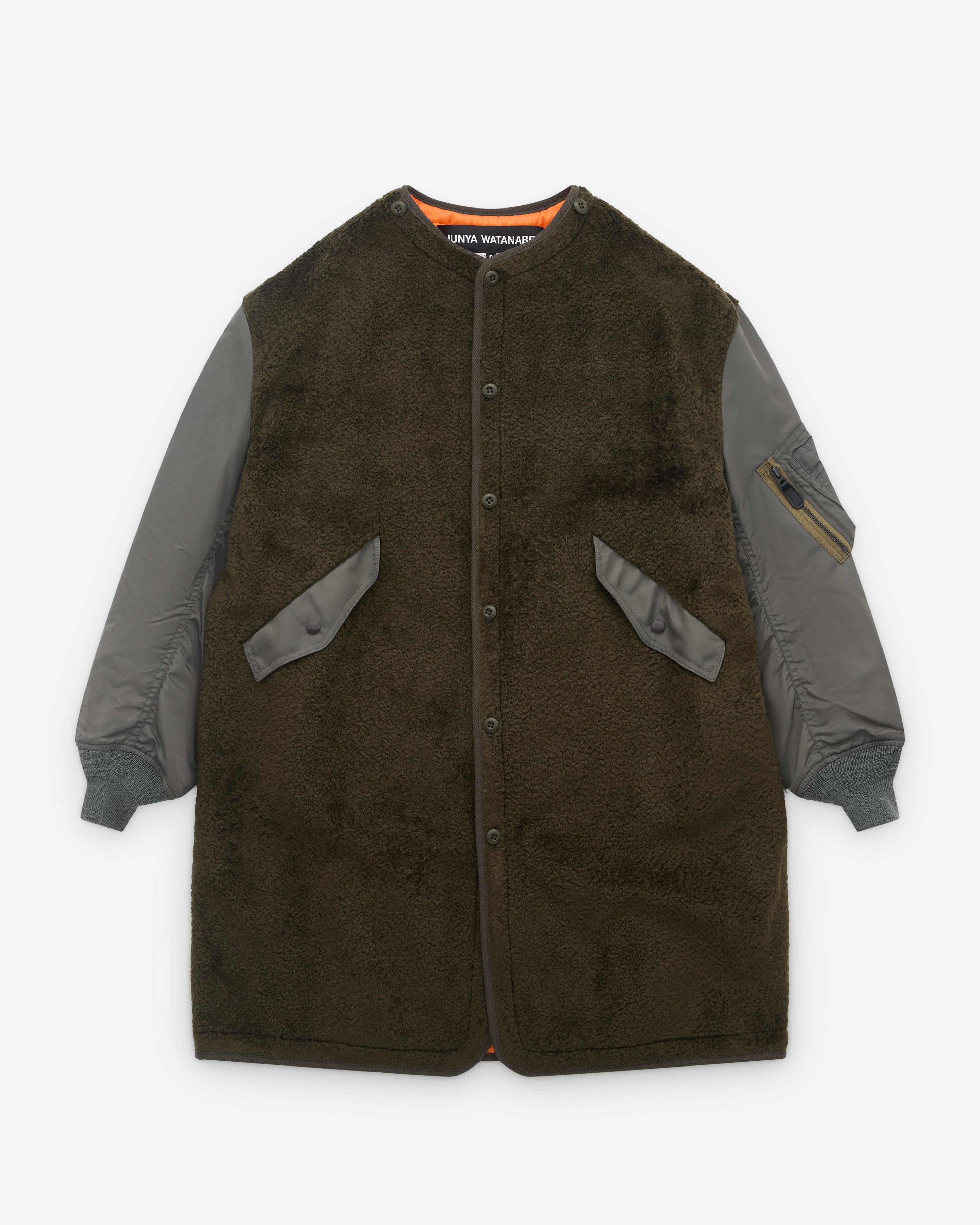 Junya Watanabe - Women’s Panelled Liner - (Khaki) by JUNYA WATANABE
