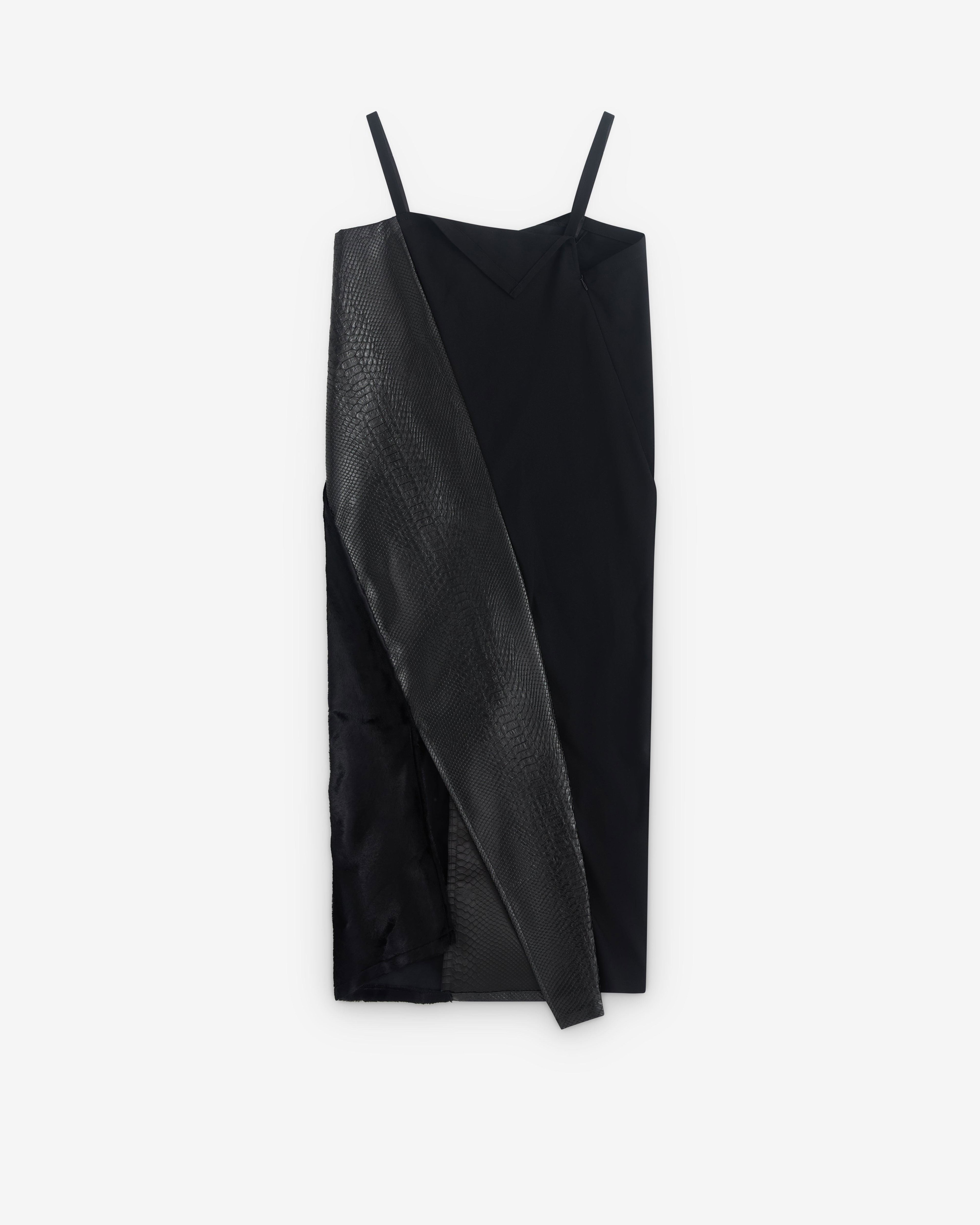 Junya Watanabe - Women’s Panelled Slip Dress - (Black) by JUNYA WATANABE