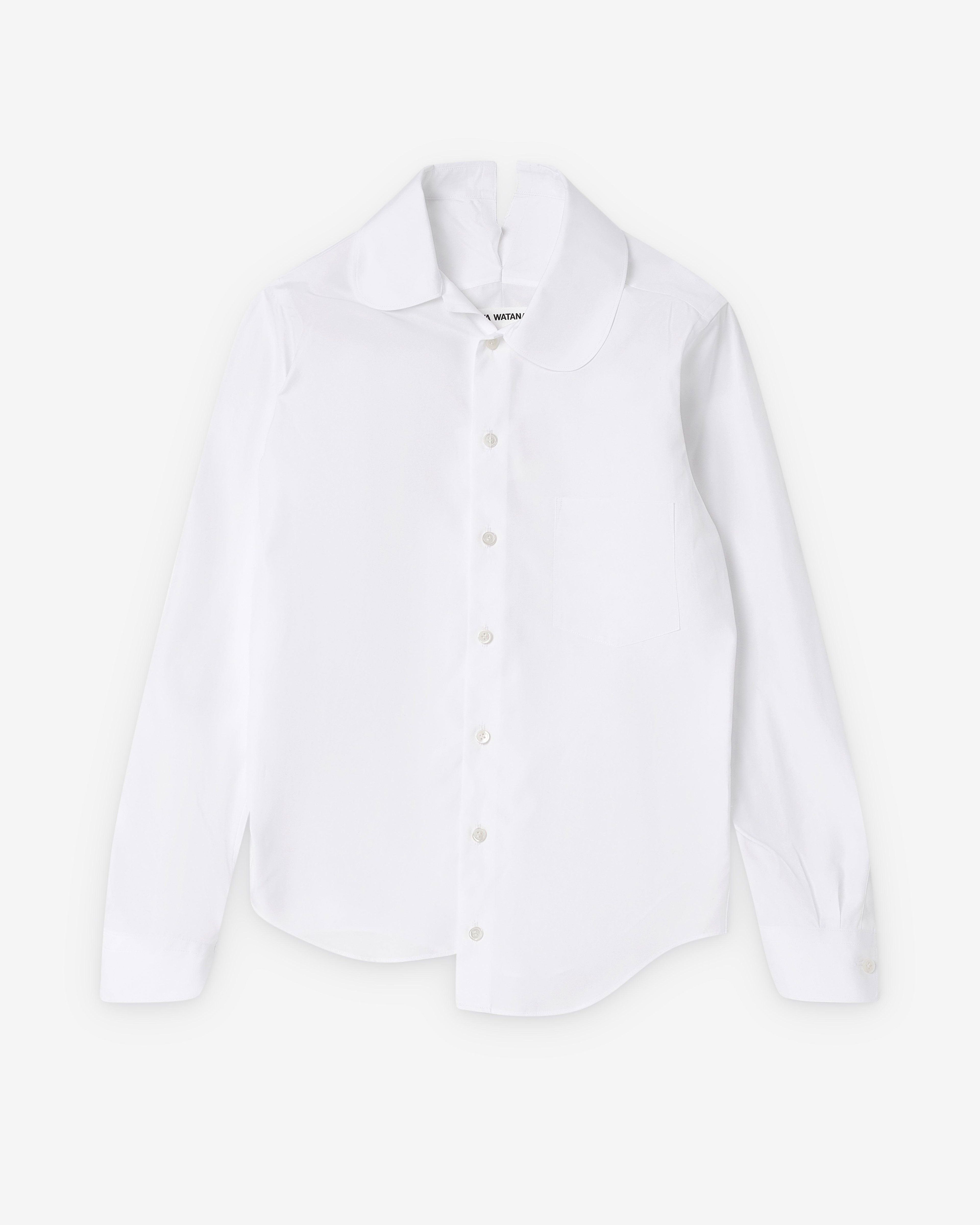 Junya Watanabe - Women's Peter Pan Collar Shirt - (White) by JUNYA WATANABE