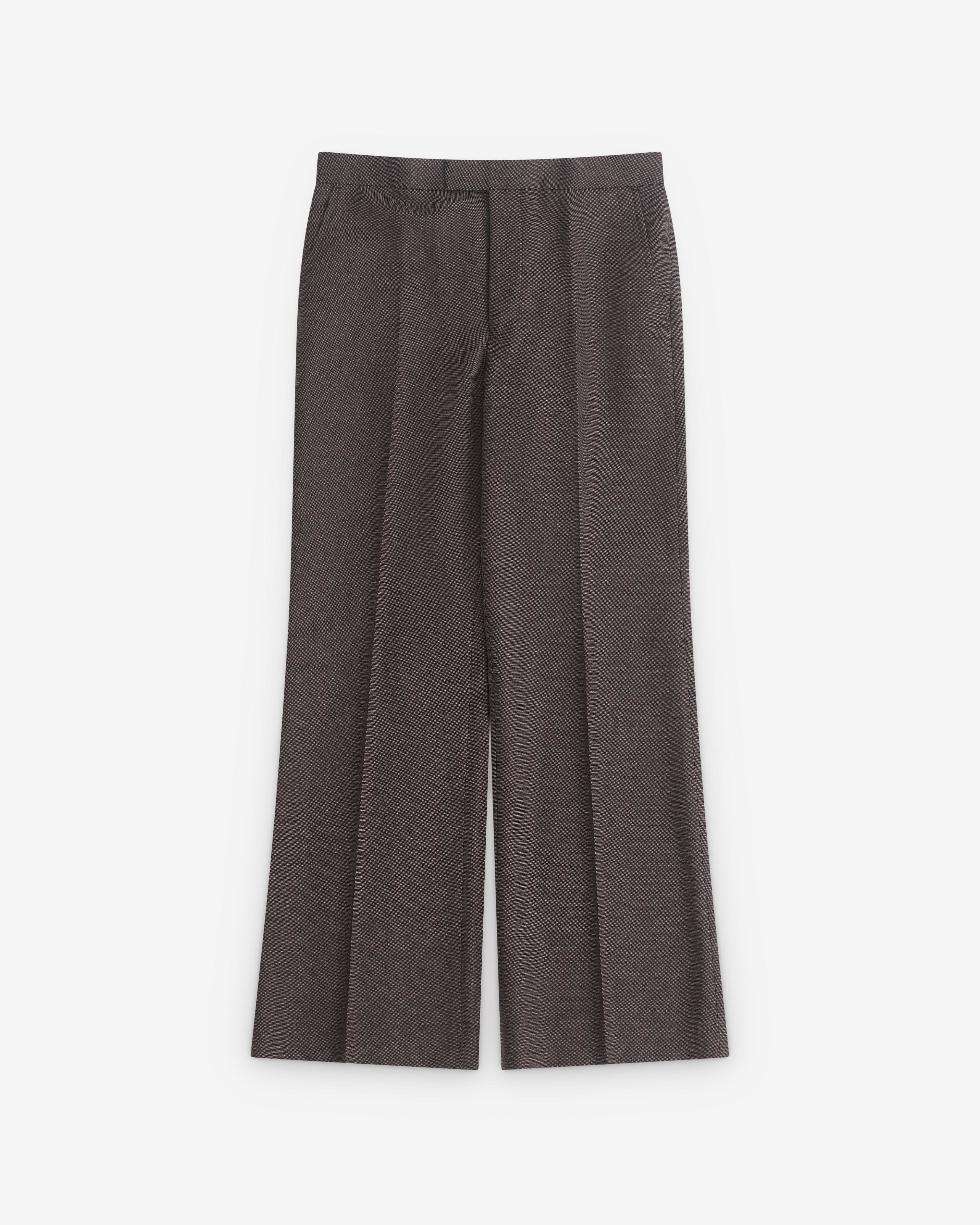 Junya Watanabe - Women’s Pleated Trousers - (Grey) by JUNYA WATANABE