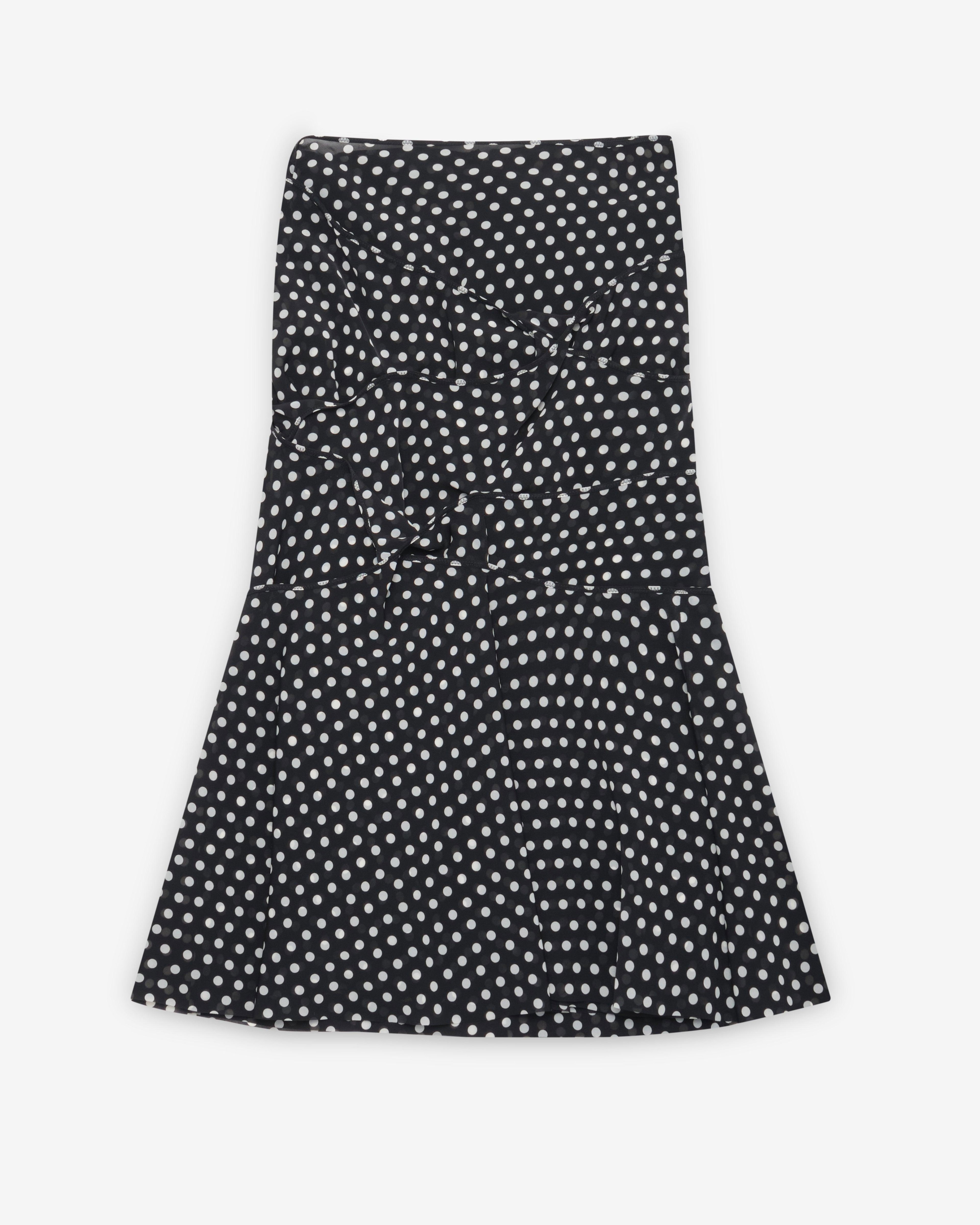 Junya Watanabe - Women's Polka-Dot Skirt - (Black/White) by JUNYA WATANABE