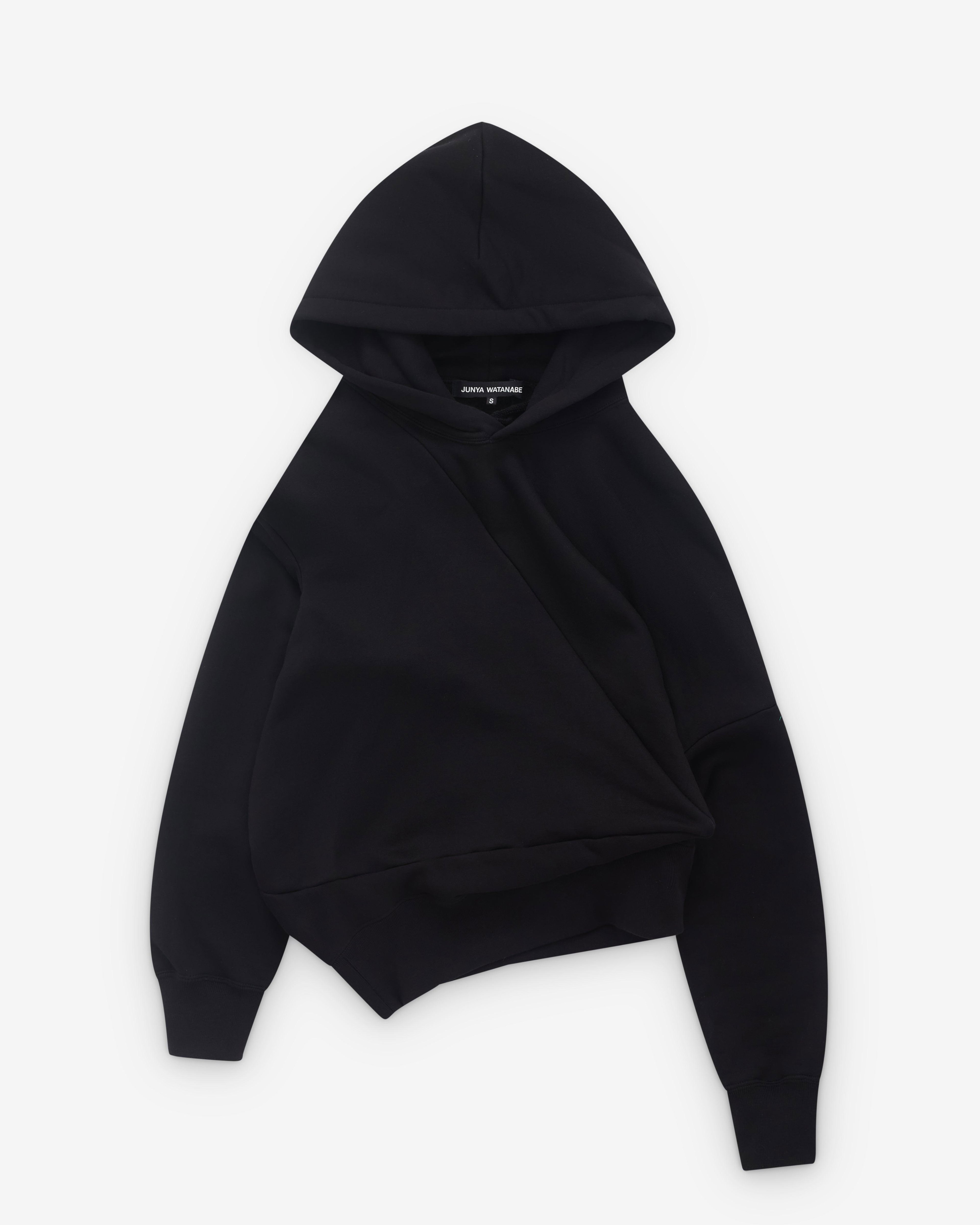 Junya Watanabe - Women’s Twist Seam Hoodie - (Black) by JUNYA WATANABE