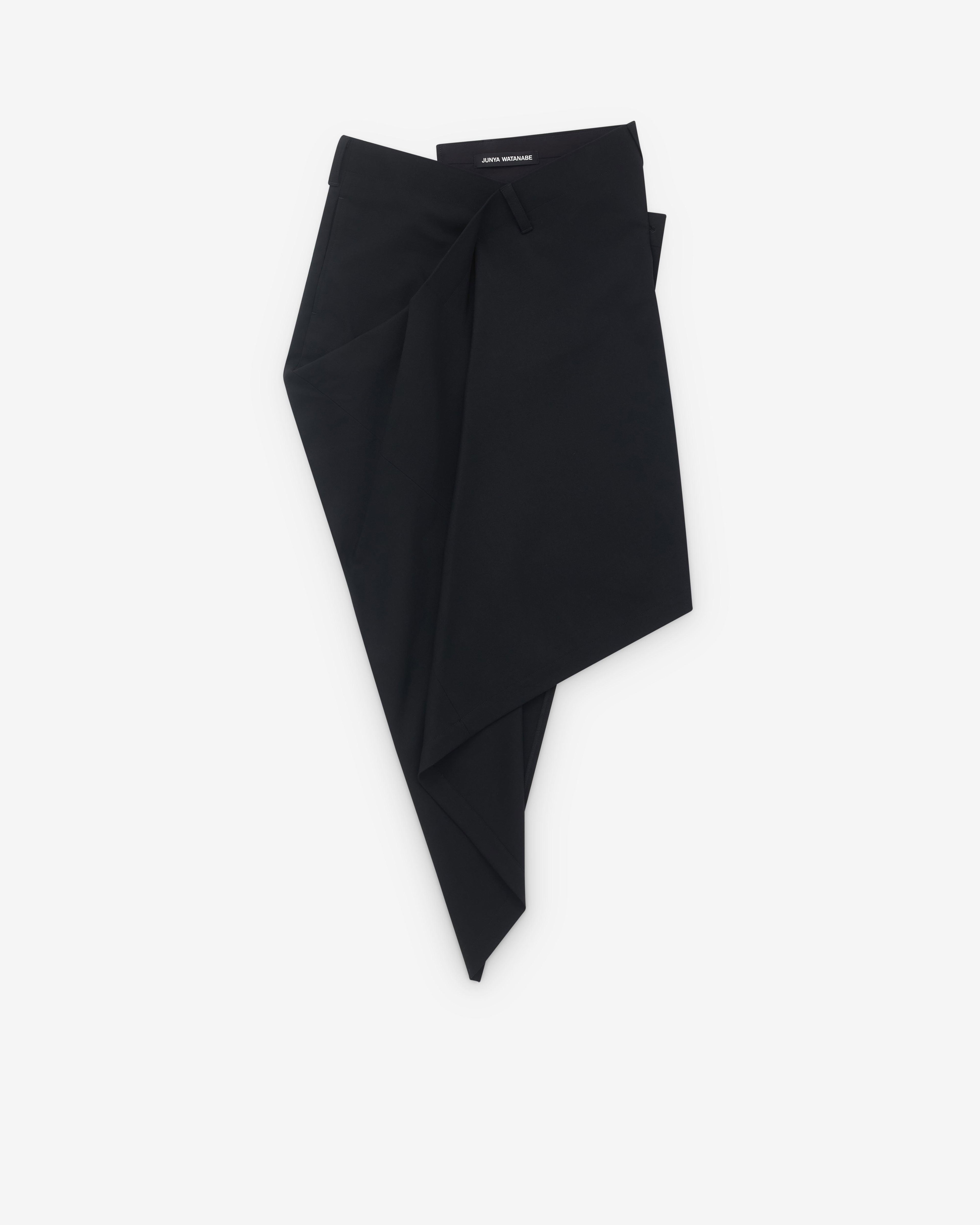 Junya Watanabe - Women’s Wrap Skirt - (Black) by JUNYA WATANABE
