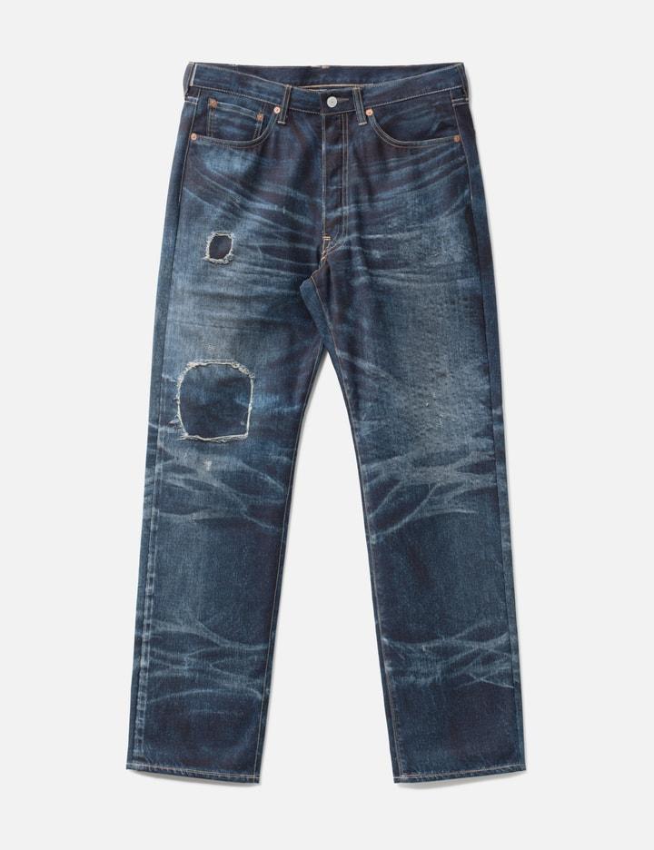 Junya WatanabeAN X Newanual Cotton Nylon Twill Transfer Printed Pants by JUNYA WATANABE