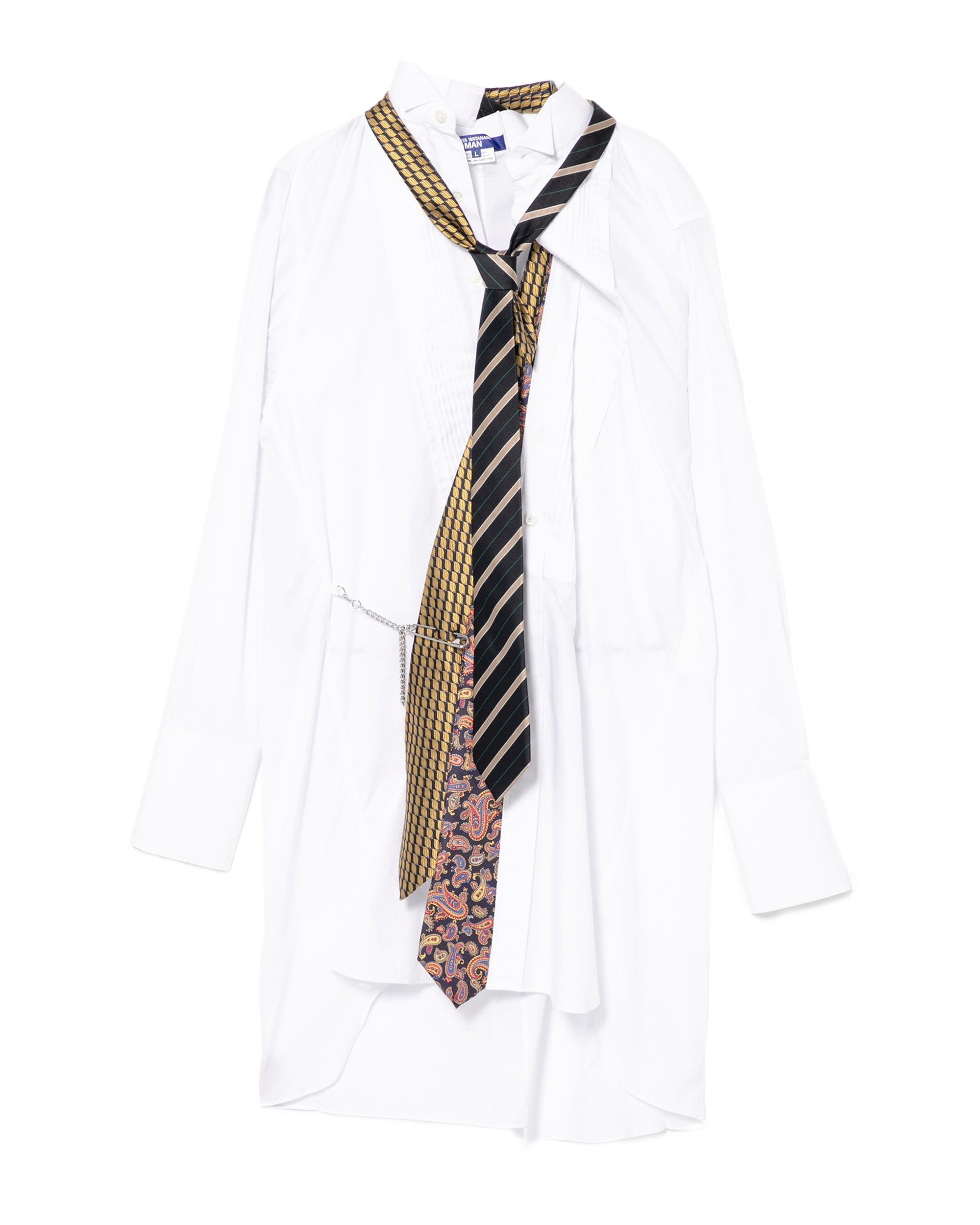 Tie detail shirt by JUNYA WATANABE