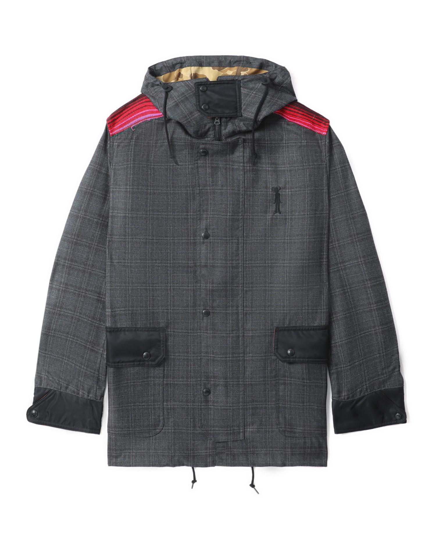 X Jamiroquai Virtual Insanity patterned jacket by JUNYA WATANABE