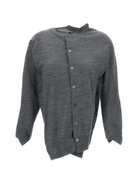 asymmetric button-up cardigan by JUNYA WATANABE