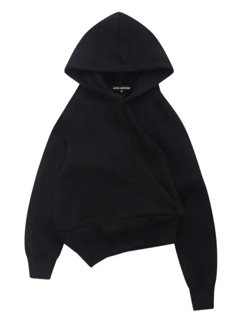 asymmetric-design cotton hoodie by JUNYA WATANABE