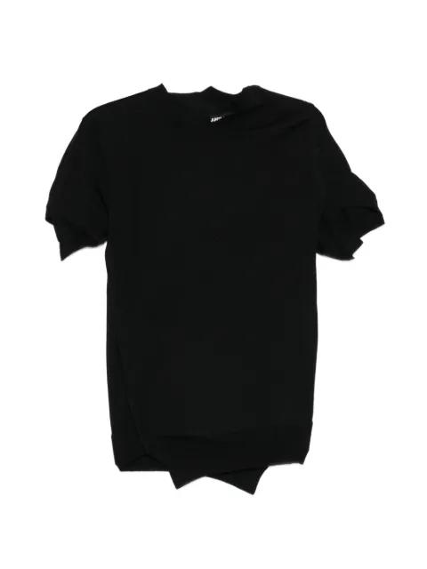asymmetric knitted top by JUNYA WATANABE