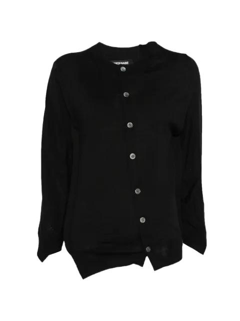 button asymmetric cardigan by JUNYA WATANABE