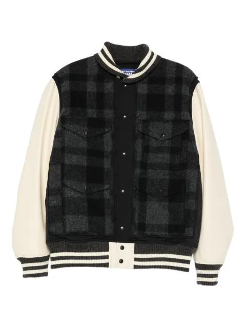 check panelled jacket by JUNYA WATANABE