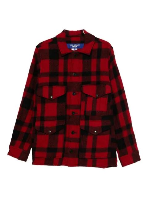 check-print shirt jacket by JUNYA WATANABE