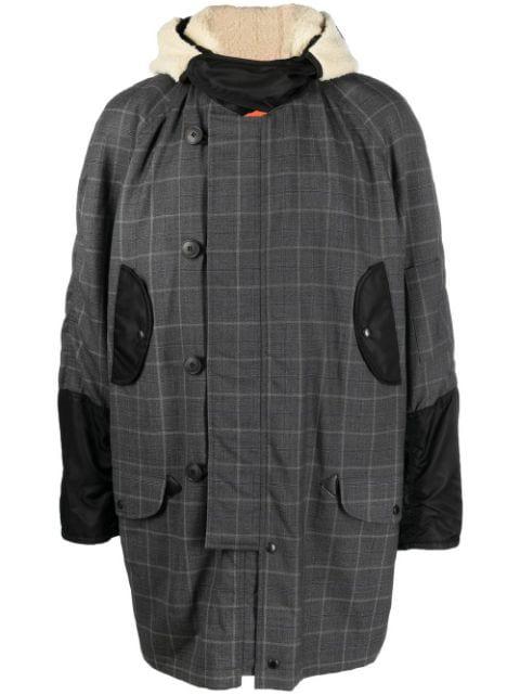 checked patchwork coat by JUNYA WATANABE