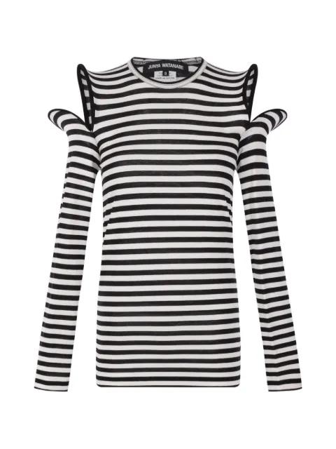 cut-shoulder T-shirt by JUNYA WATANABE