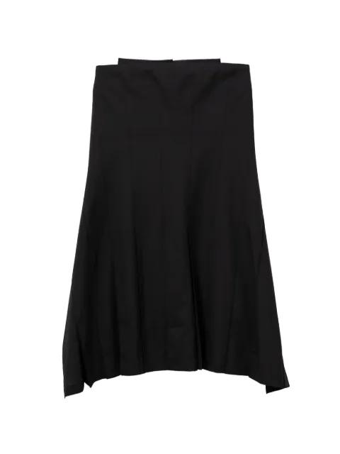 flared wrap midi skirt by JUNYA WATANABE