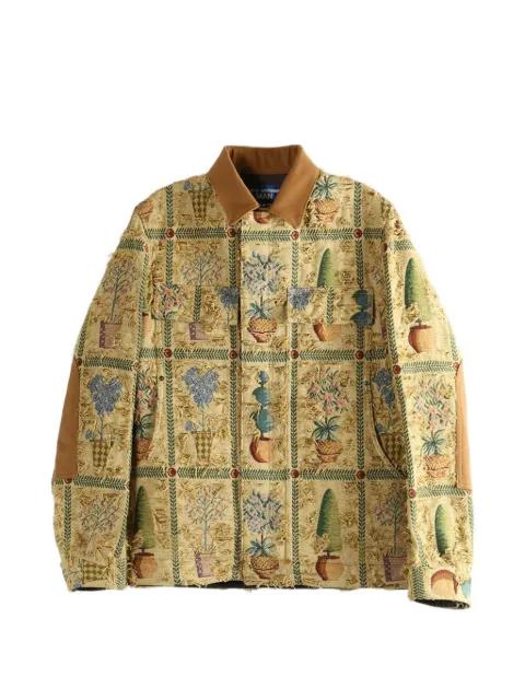fringed print jacket by JUNYA WATANABE