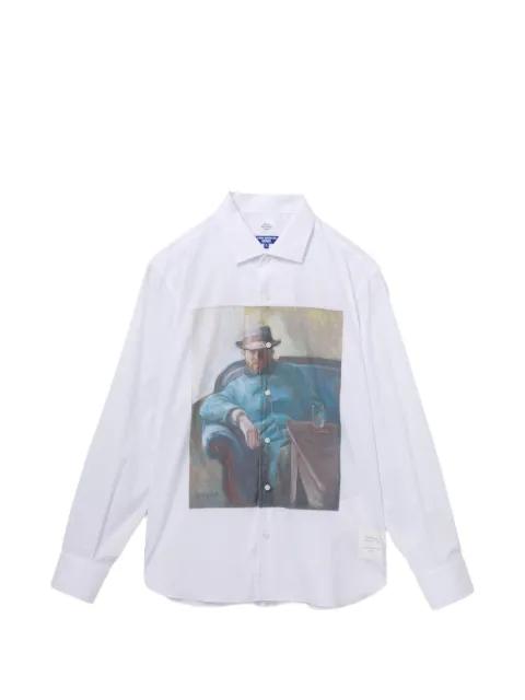 graphic-print long-sleeve shirt by JUNYA WATANABE