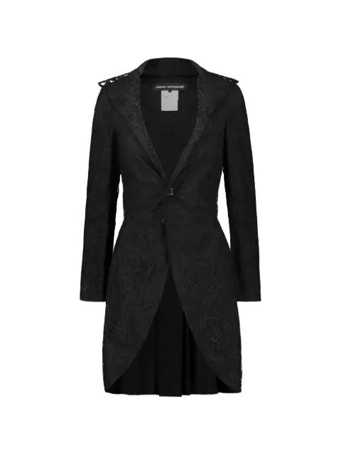 lace collar coat by JUNYA WATANABE