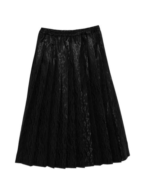 lace pleated skirt by JUNYA WATANABE