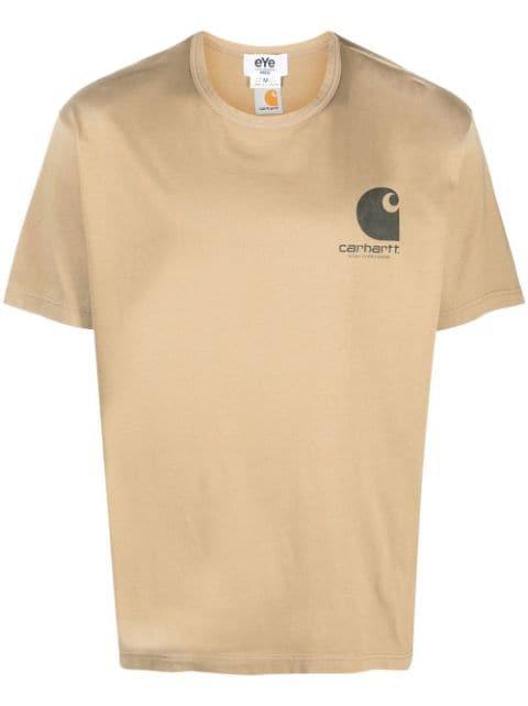 logo-print short-sleeve T-shirt by JUNYA WATANABE