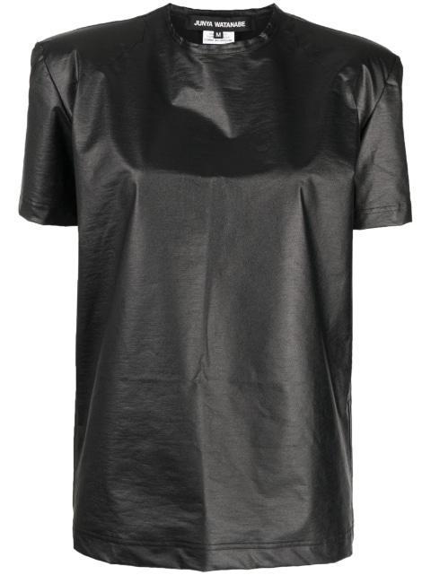 metallic short-sleeve T-shirt by JUNYA WATANABE