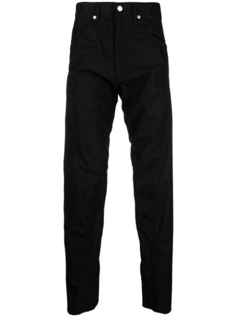 mid-rise straight-leg trousers by JUNYA WATANABE