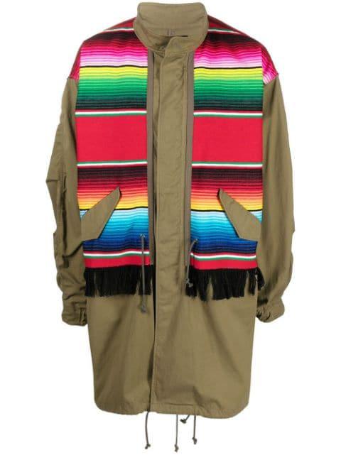 panelled midi coat by JUNYA WATANABE