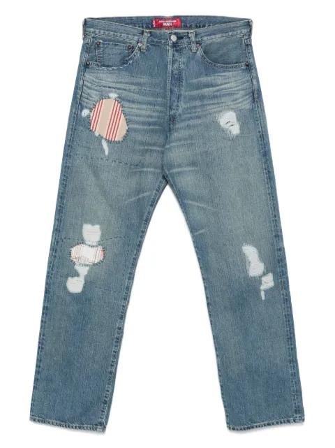 patch-detail jeans by JUNYA WATANABE