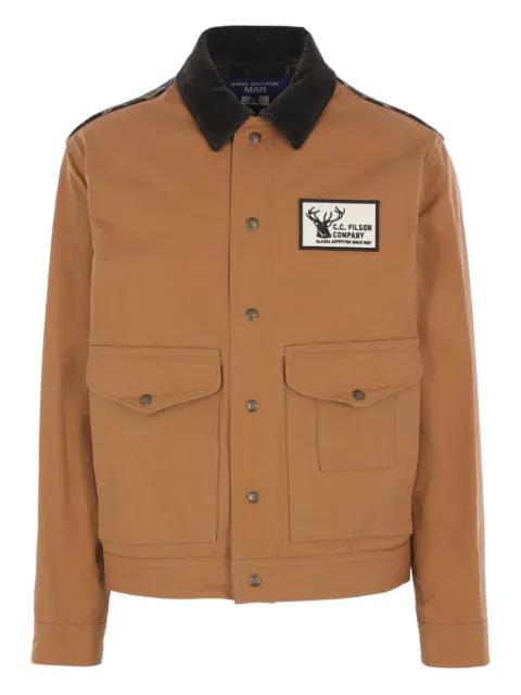 plaid panel canvas jacket by JUNYA WATANABE