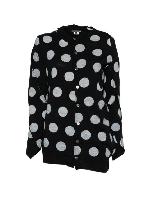 polka dot buttoned cardigan by JUNYA WATANABE
