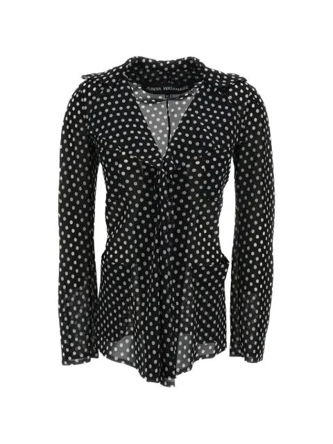 polka-dot sheer shirt by JUNYA WATANABE