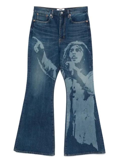 printed jeans by JUNYA WATANABE