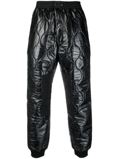 quilted straight-leg trousers by JUNYA WATANABE