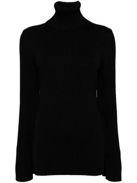 ribbed turtleneck top by JUNYA WATANABE