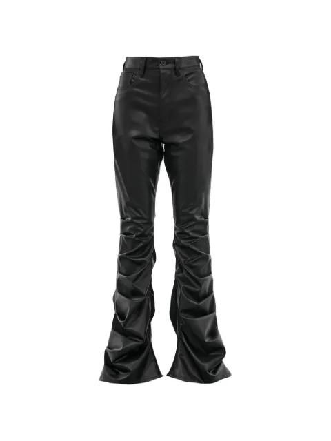 ruffled flared trousers by JUNYA WATANABE